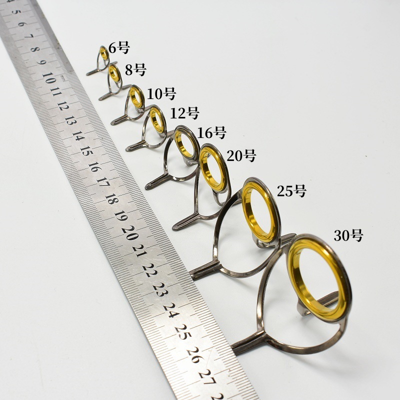 Fishing Rod Repair Kit - 8Pcs Fishing Tackle Stainless Steel Repair