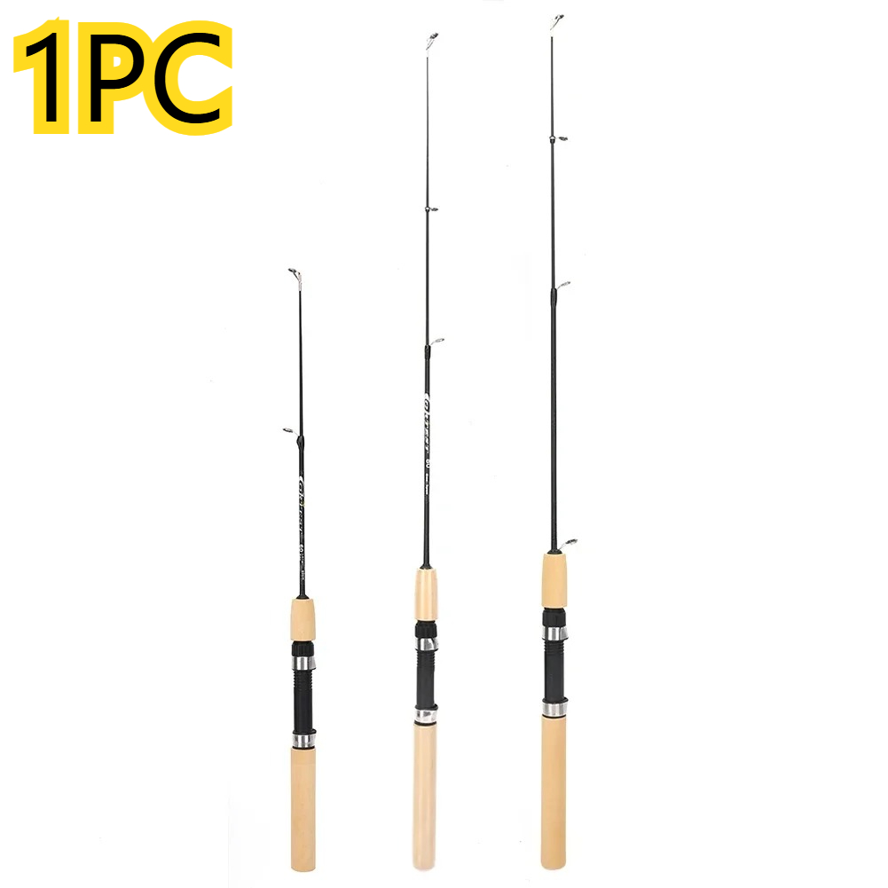 Fishing Rod Travel - 60/80/100cm Ice Fishing Pole Portable Carbon