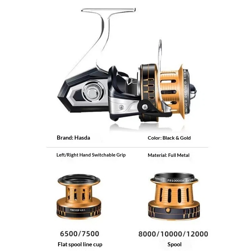 Hasida Spinning Fishing Reel F - Fishing Rod Surf review and price