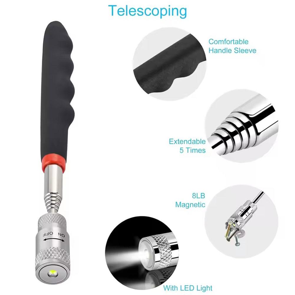Telescopic Magnetic Pen with L - Fishing Rod Travel review and price