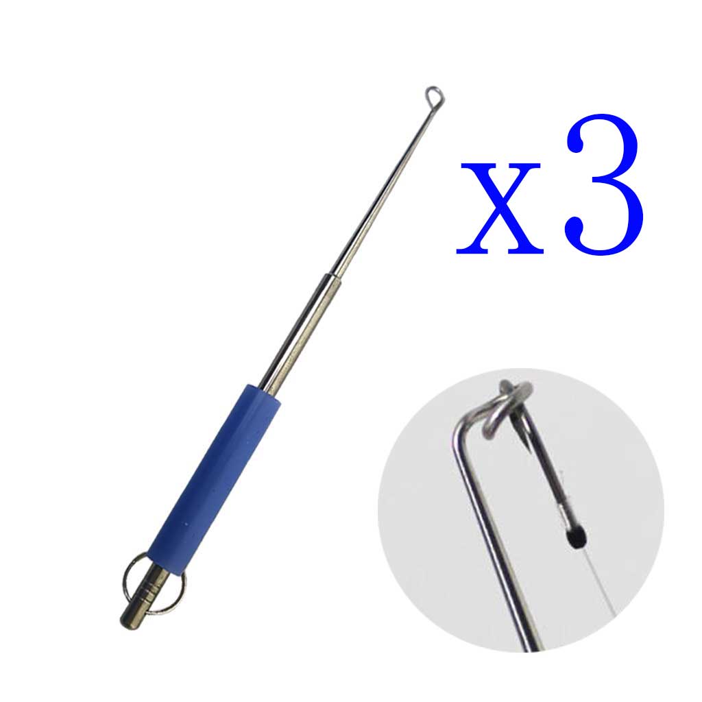 3-Pack Stainless Steel Fish Ho - Fishing Rod Building Kit review and price