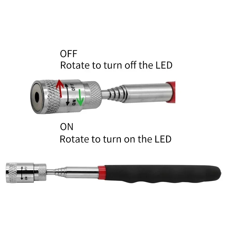 Telescopic Magnetic Pen with L - Fishing Rod Telescopic review and price