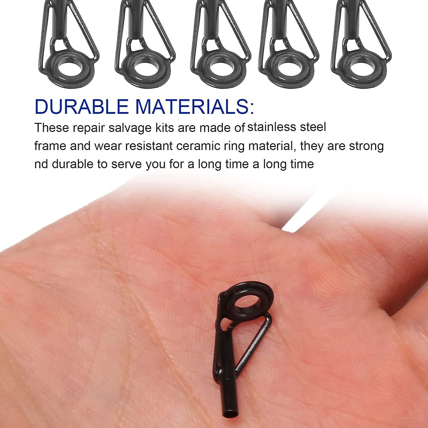 A69P-80 Pieces Fishing Rod Tip - Fishing Rod Guide Replacement review and price