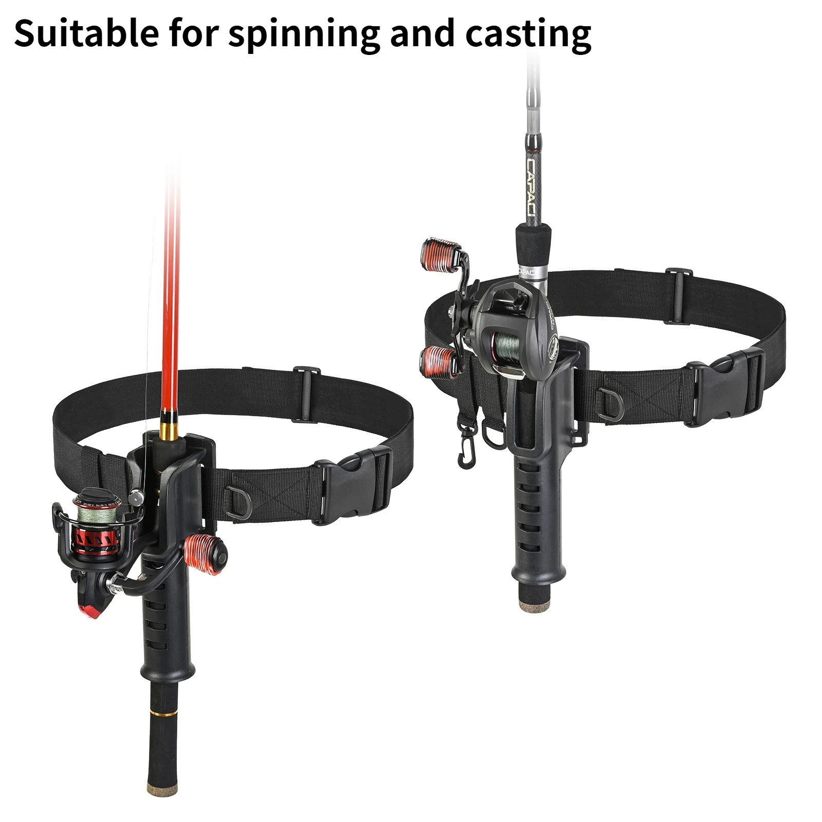 Hanging Fishing Waist Belt Rod - Fishing Rod Spinning review and price