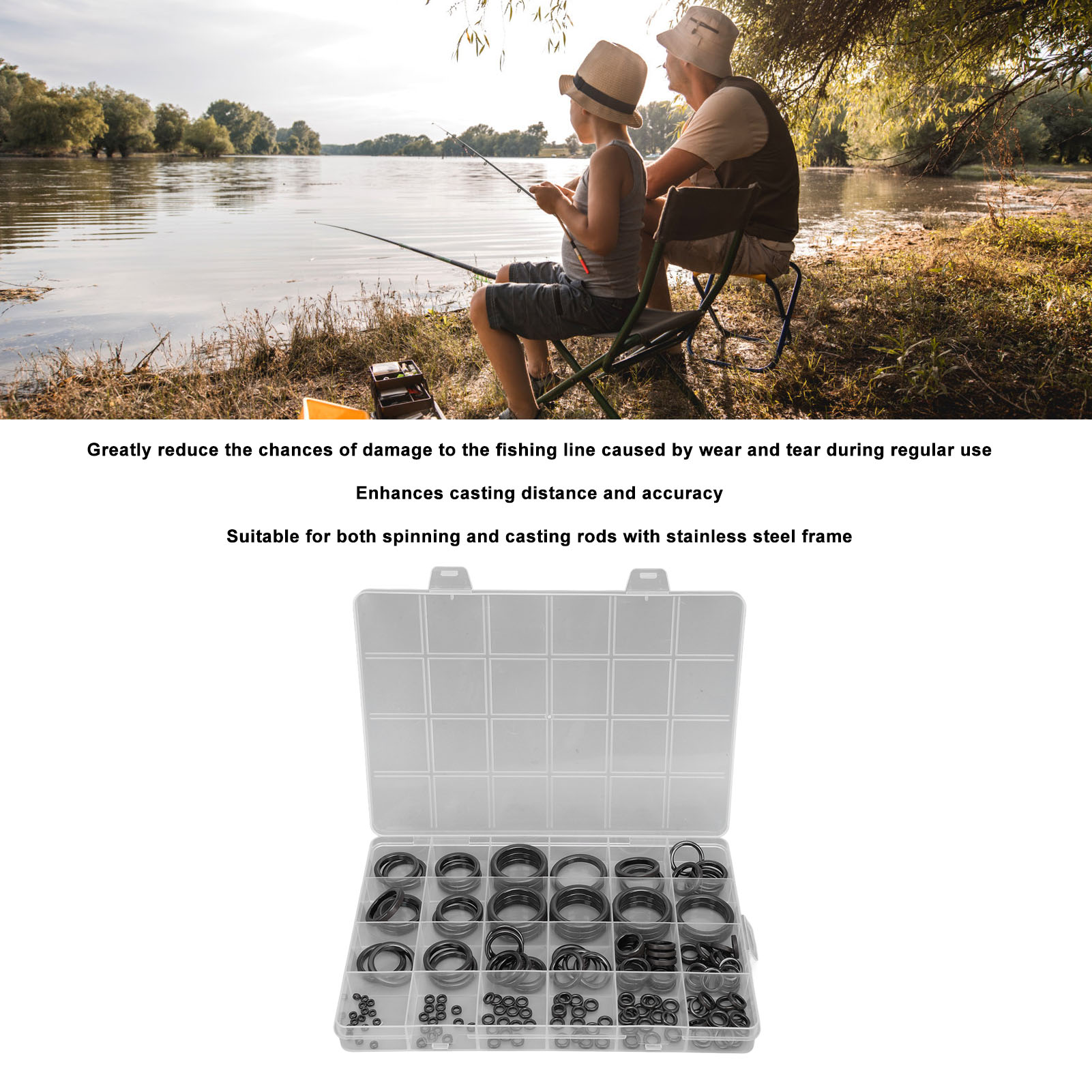 Fishing Rod Guide Repair Kit F - Fishing Rod Building Kit review and price