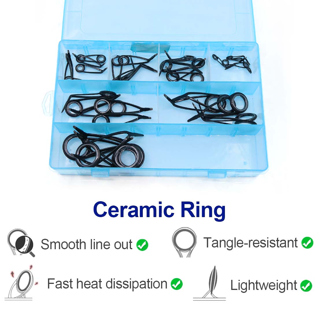 Fishing Rod Guide Repair Kit H - Fishing Rod Guide Replacement review and price
