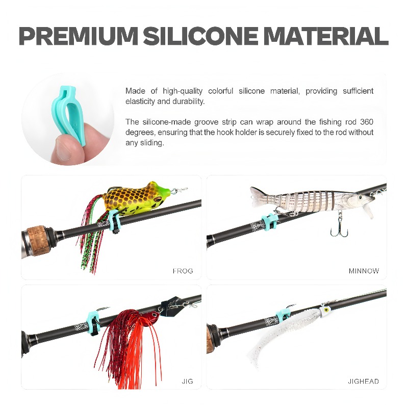 Silicone Lure Hanger Hook​ – U - Fishing Rod Combo review and price
