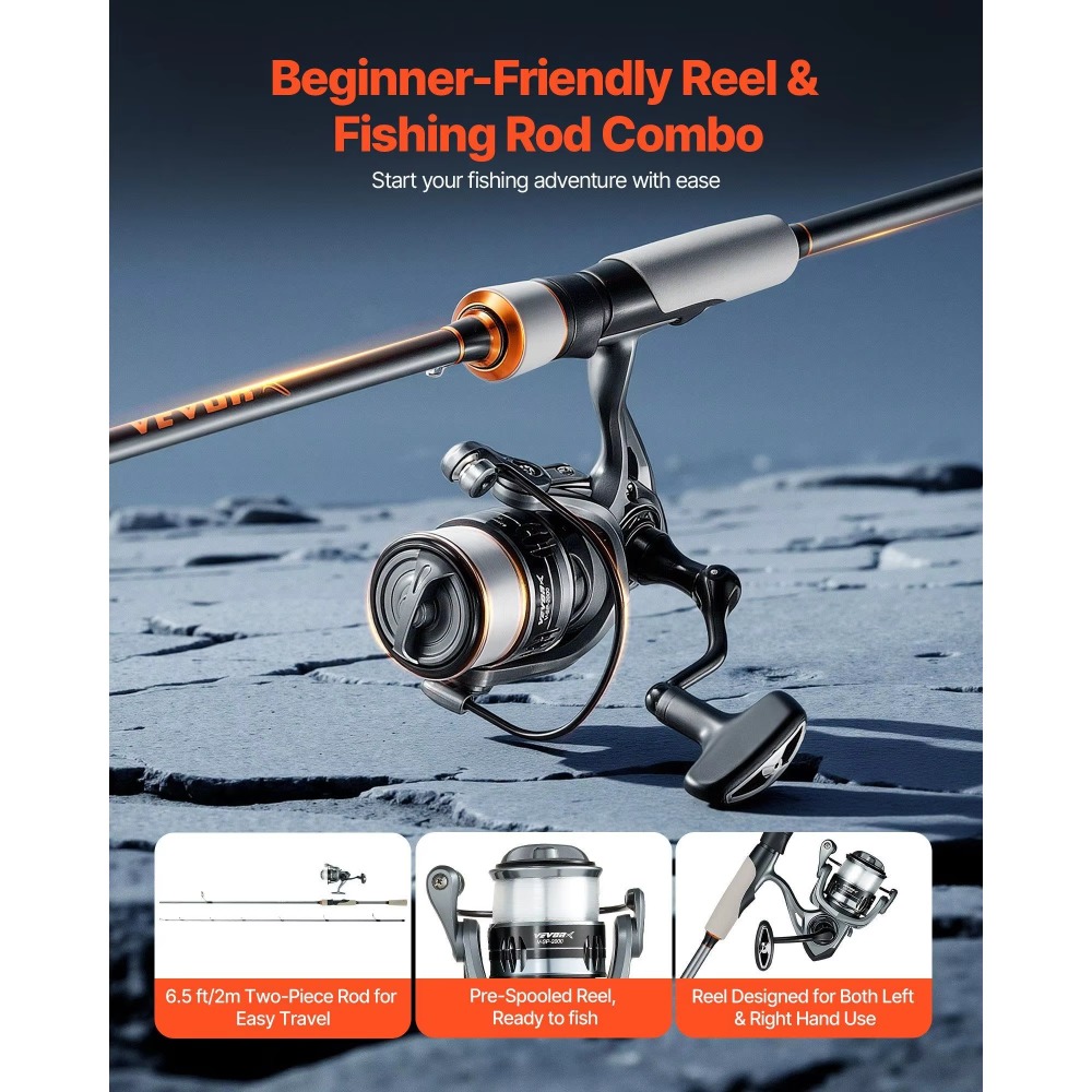 Carbon Fiber Bass Fishing Pole - Fishing Rod Combo review and price