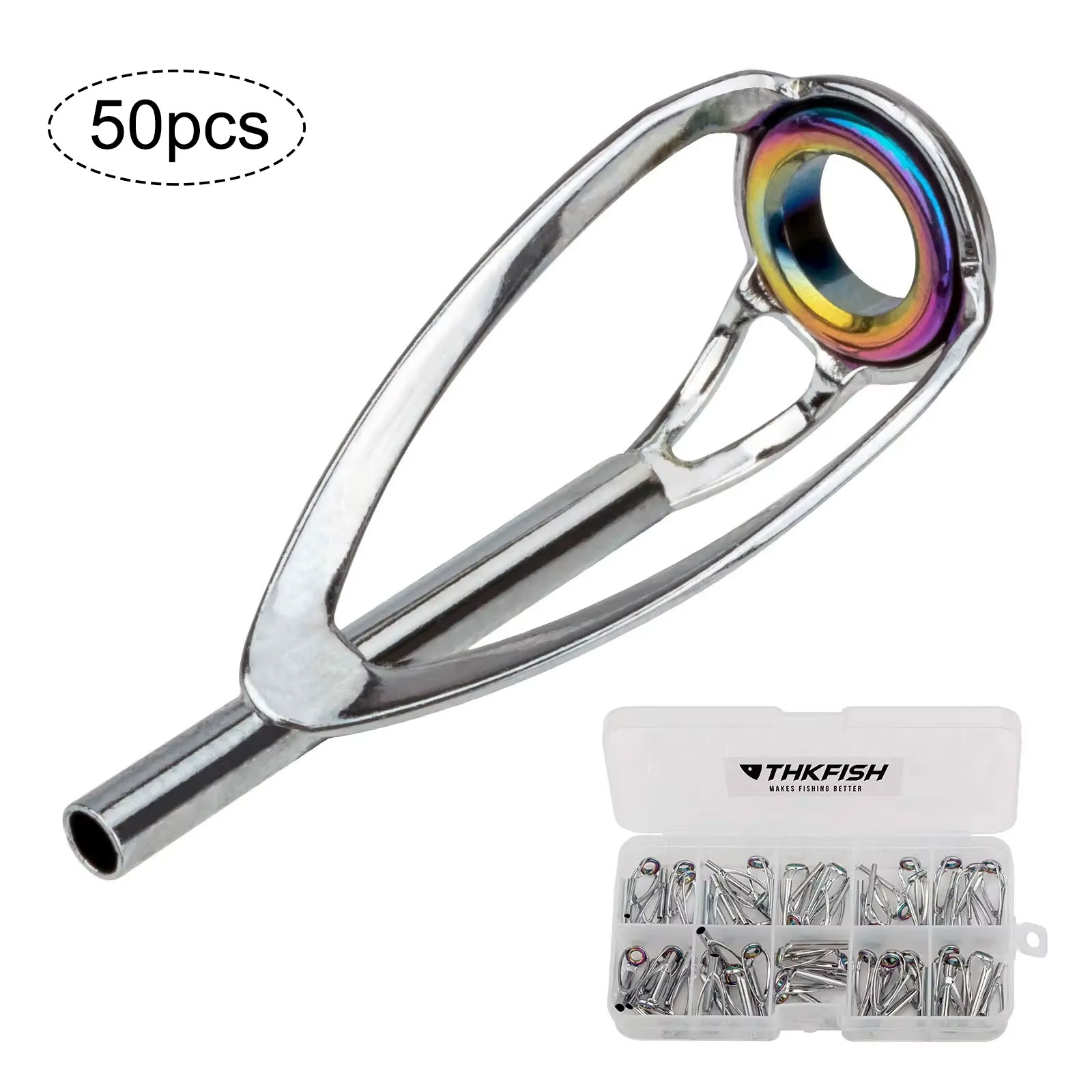 50pcs Fishing Rod Tip Top Repa - Fishing Rod Tip Replacement review and price