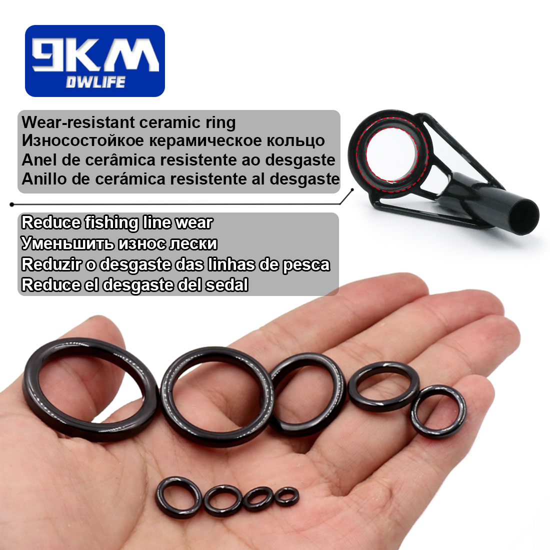 5Pcs Fishing Rod Tip Guides Re - Fishing Rod Guide Replacement review and price