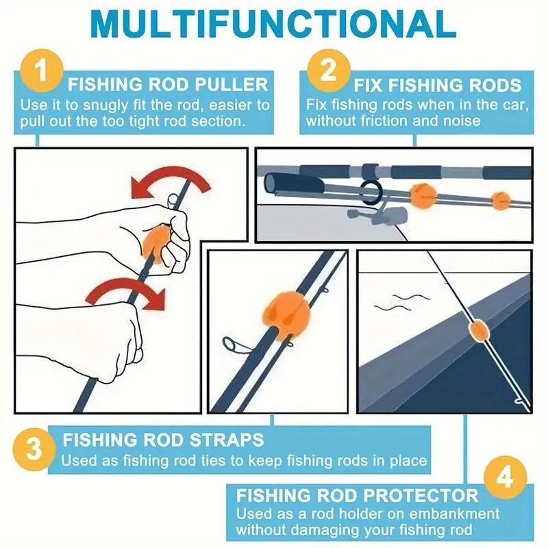2PCS Rod Ball Retaining Clip R - Fishing Rod Case review and price