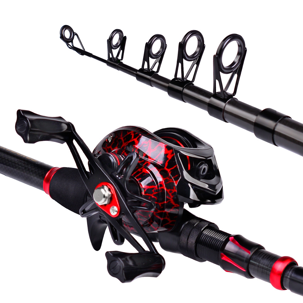 Carbon Fiber Long Casting Bait - Fishing Rod Combo review and price