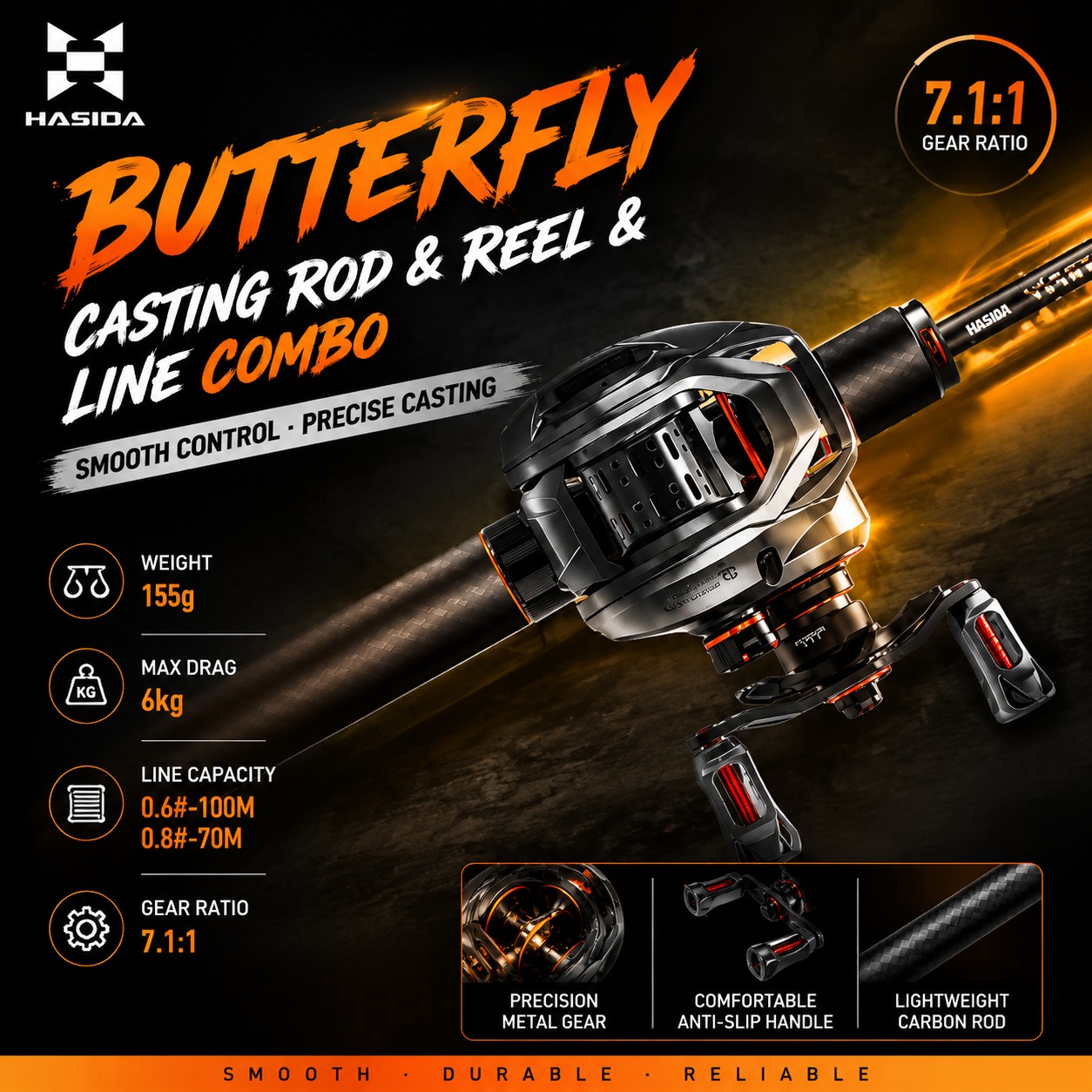 HASIDA BFS Carbon Fiber Fishin - Fishing Rod Carbon Fiber review and price