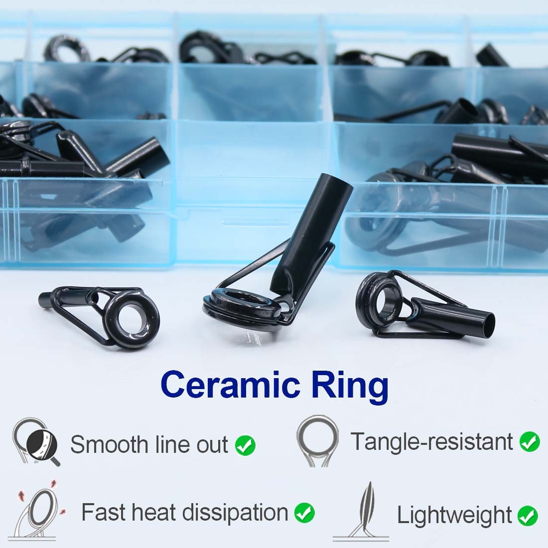 FishTrip Rod Tip Repair Kit 5~ - Fishing Rod Guide Replacement review and price