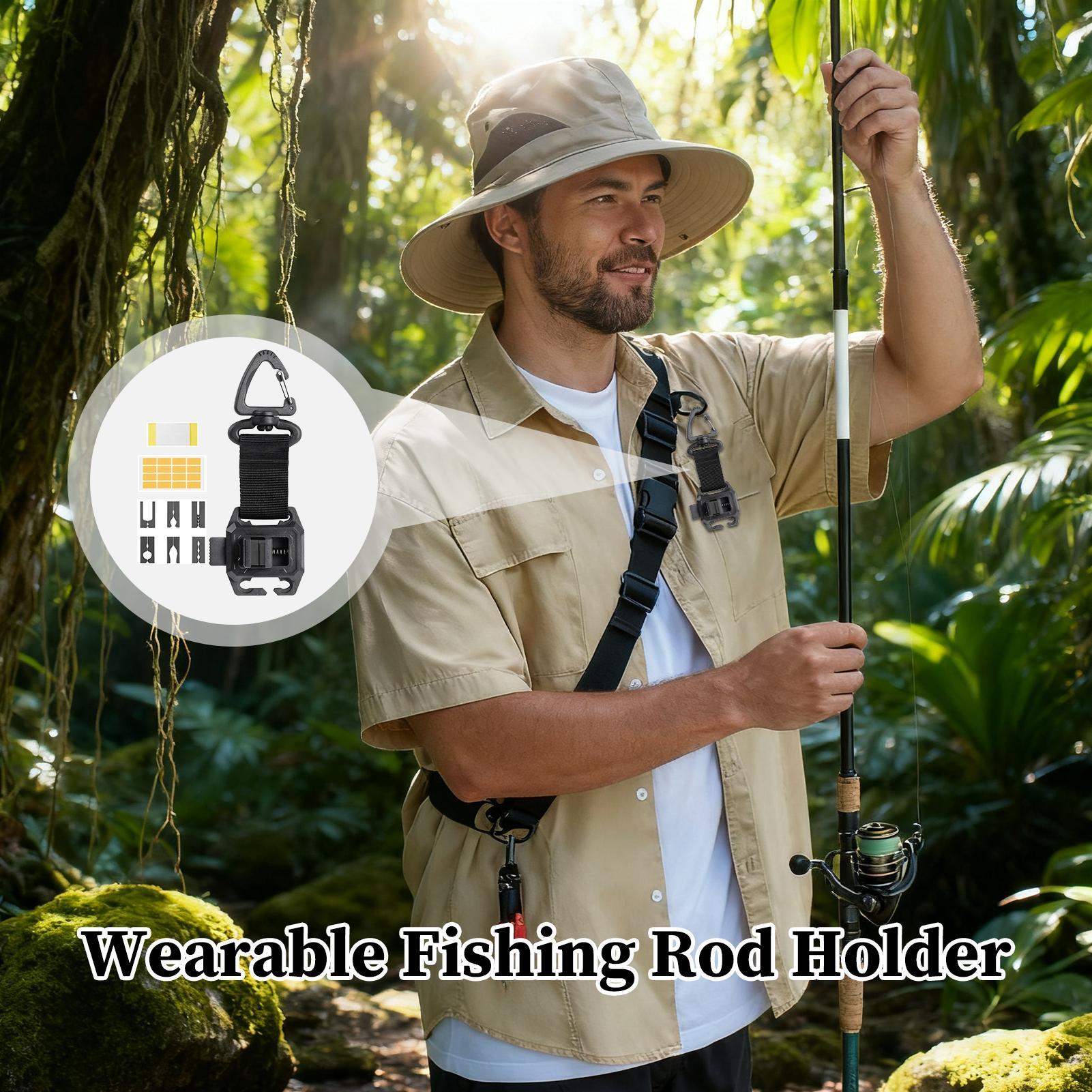 Wearable Fishing Rod Clips Hol - Fishing Rod Travel review and price