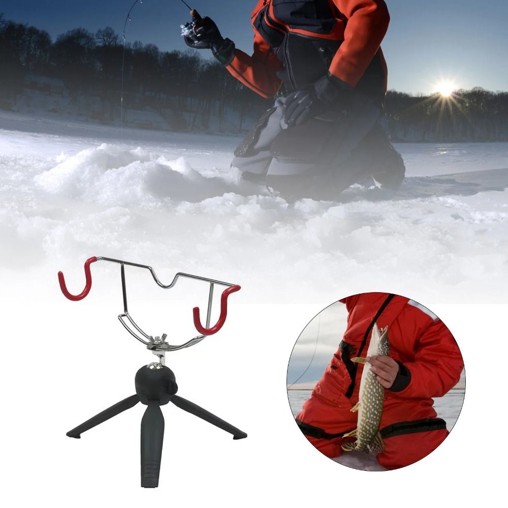 360° Adjustable Ice Fishing Ro - Fishing Rod Rack review and price
