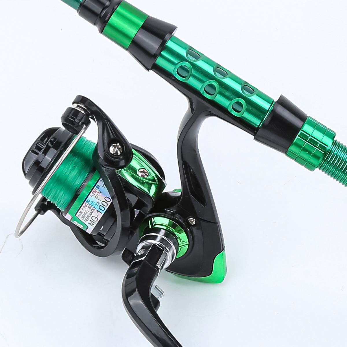 1.8 Meters Green Carbon Fiber  - Fishing Rod Case review and price