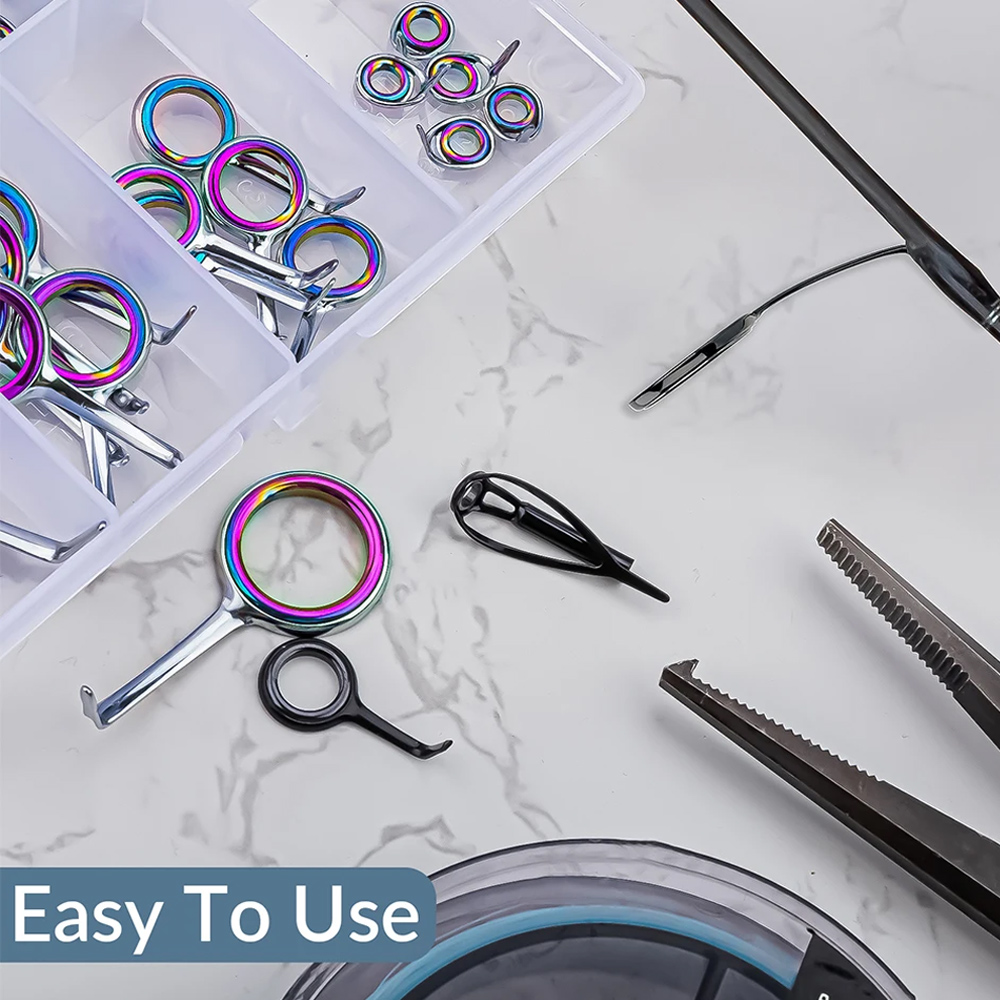 40pcs Colorful Fishing Rod Gui - Fishing Rod Repair Kit review and price